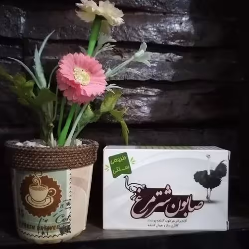 صابون روغن شترمرغ، ویژه پوست های خشک، لایه بردار ملایم

