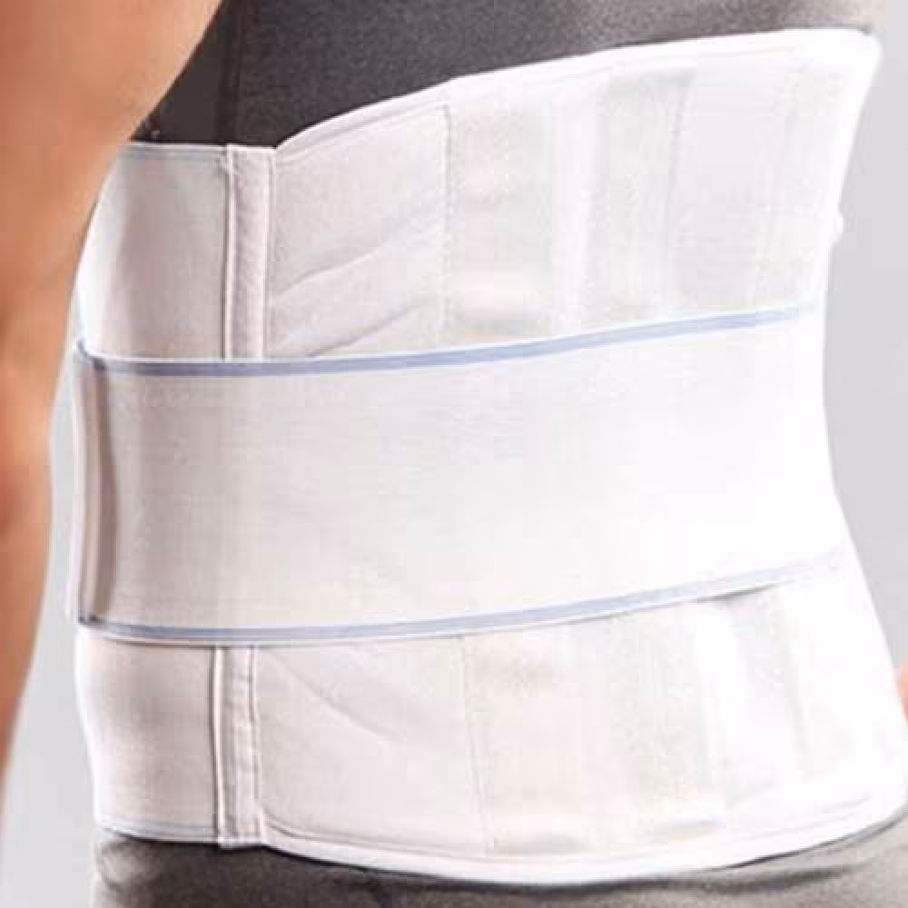 کمربند طبی نرم چهارفنره پاکسمن پاک سمن با آتل های پلی پروپیلن کد 018