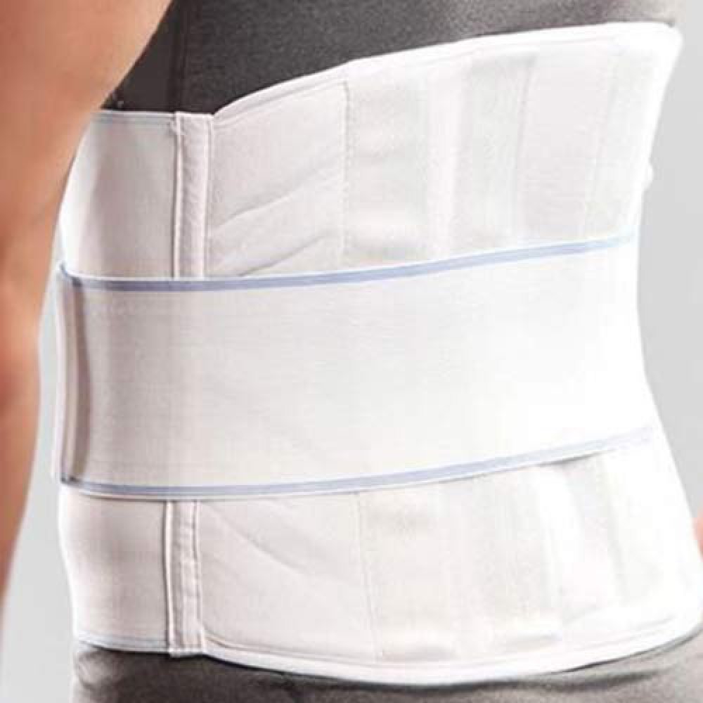 کمربند طبی نرم چهارفنره پاکسمن پاک سمن با آتل های پلی پروپیلن کد 018