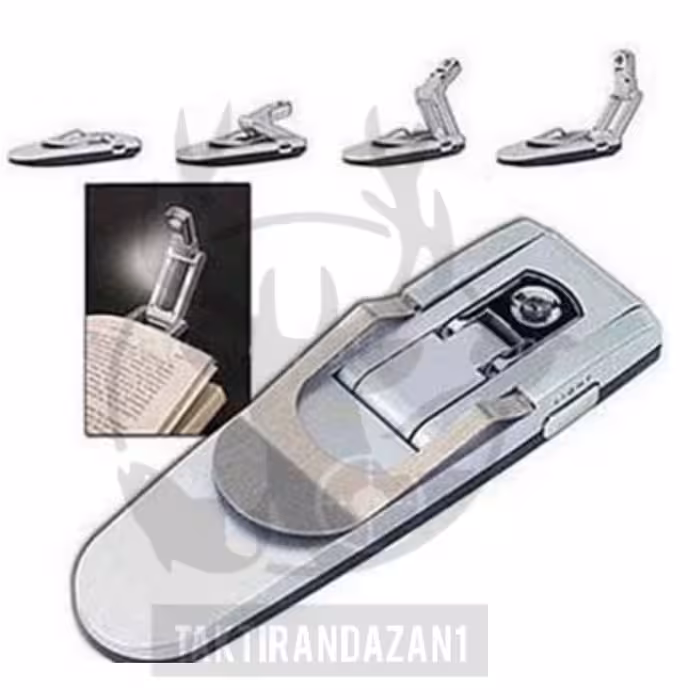 چراغ مطالعه book light(چراغ مطالعه سیار) (باطری خور مدل AG13)