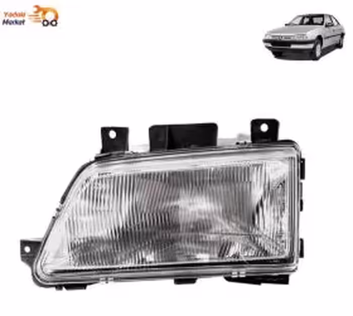 چراغ جلو پژو 405 مدل SNT با لنز TYC سمت چپ