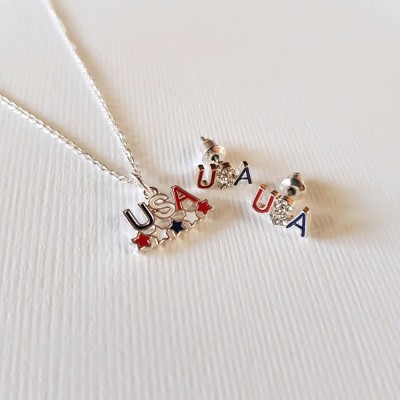 نیم ست گردنبند و گوشواره ، فوق العاده زیبا