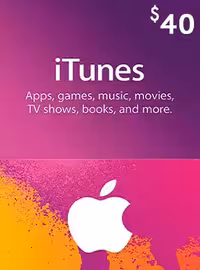 گیفت کارت 40 دلاری آیتونز اپل آمریکا