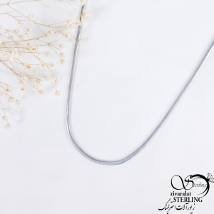 زنجیر استیل ماری نقره ای با کد 11347