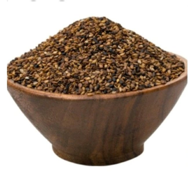 کنجد قهوه ای ممتاز فدک (200گرم)