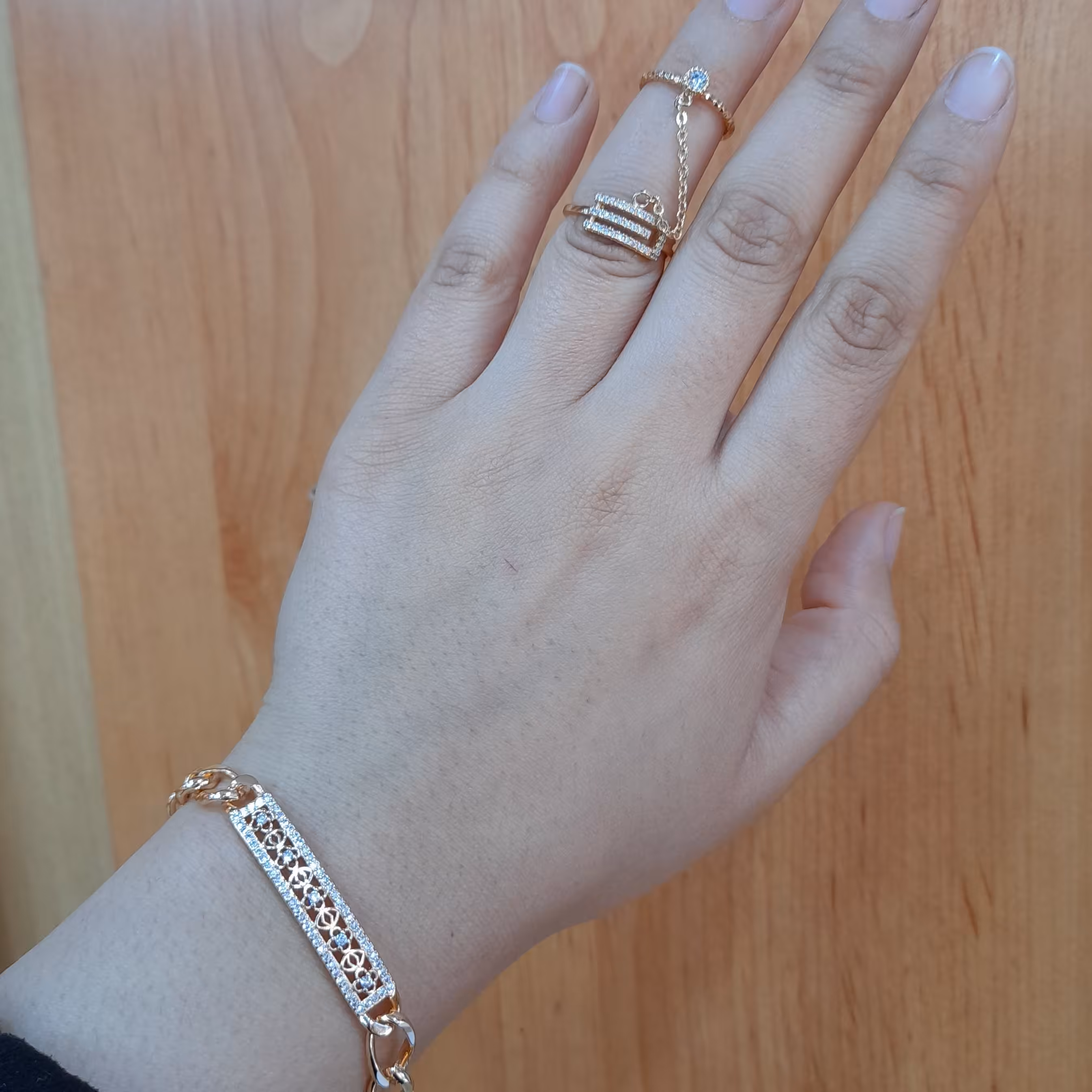 دستبند و انگشتر ژوپینک رنگ ثابت