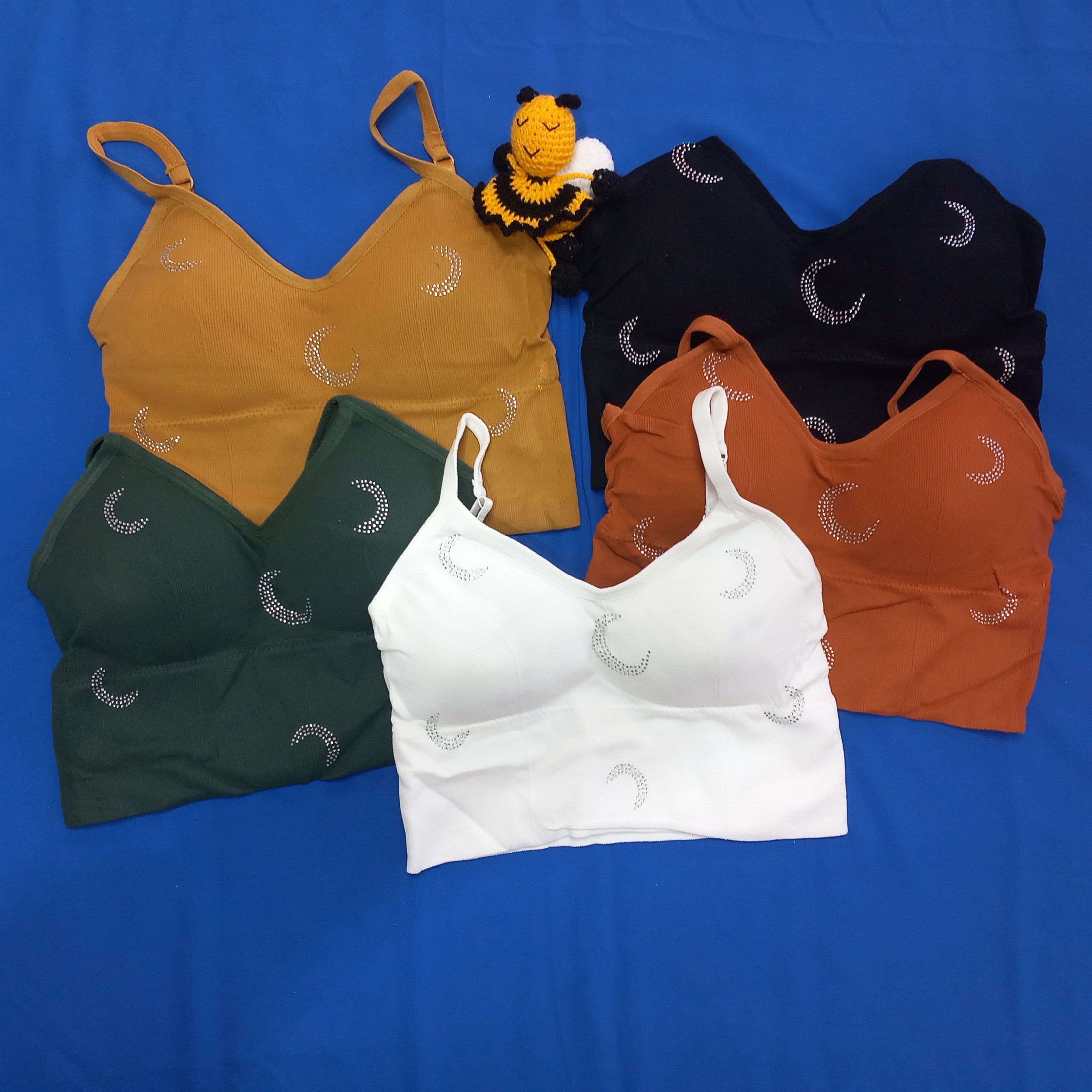 سوتین نیم تنه زنانه طرح ستاره 12 عدد عمده جینی