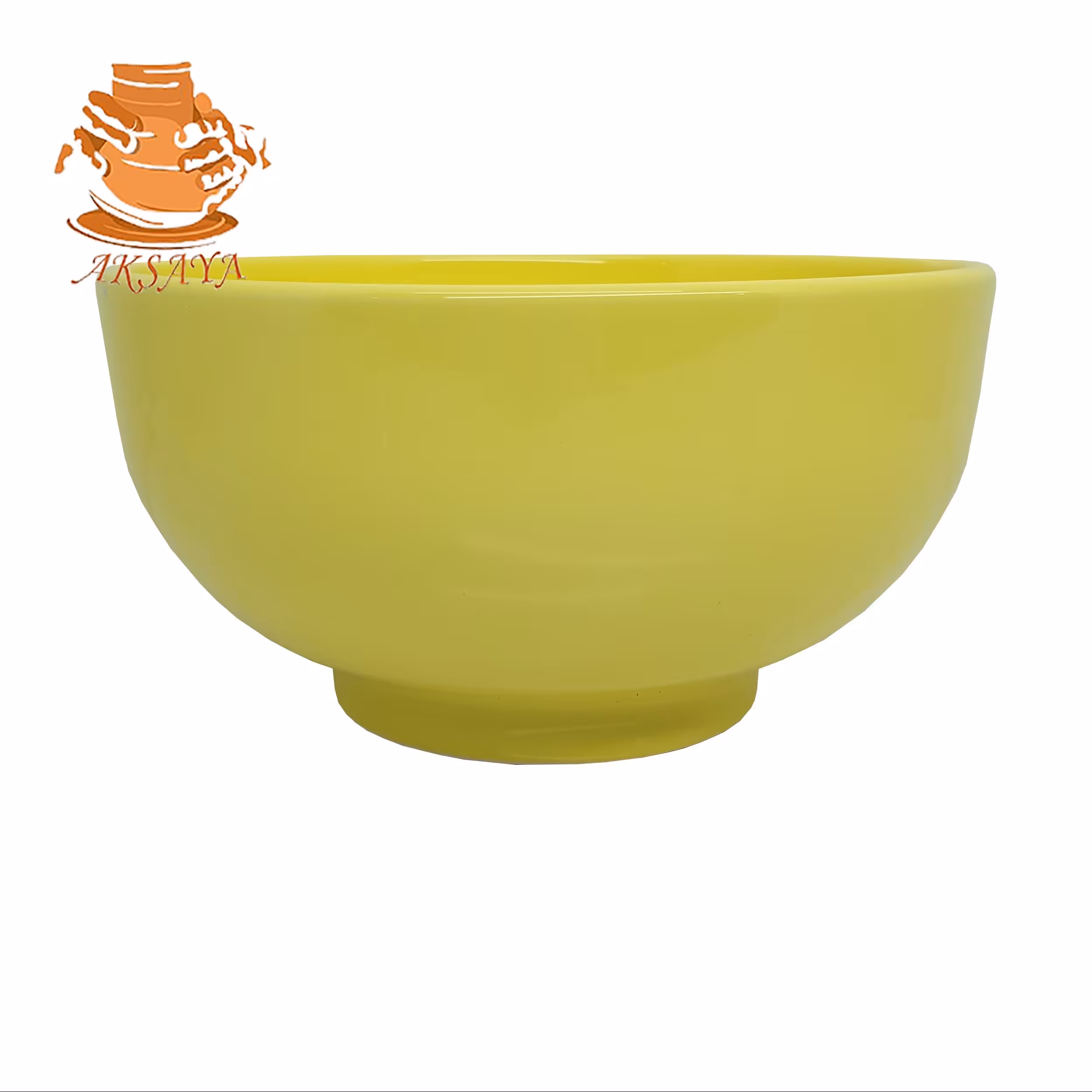 کاسه آبگوشت خوری مدل الماس(زرد کم رنگ)