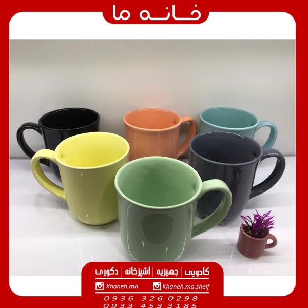 لیوان ماگ استوانه ای رنگی