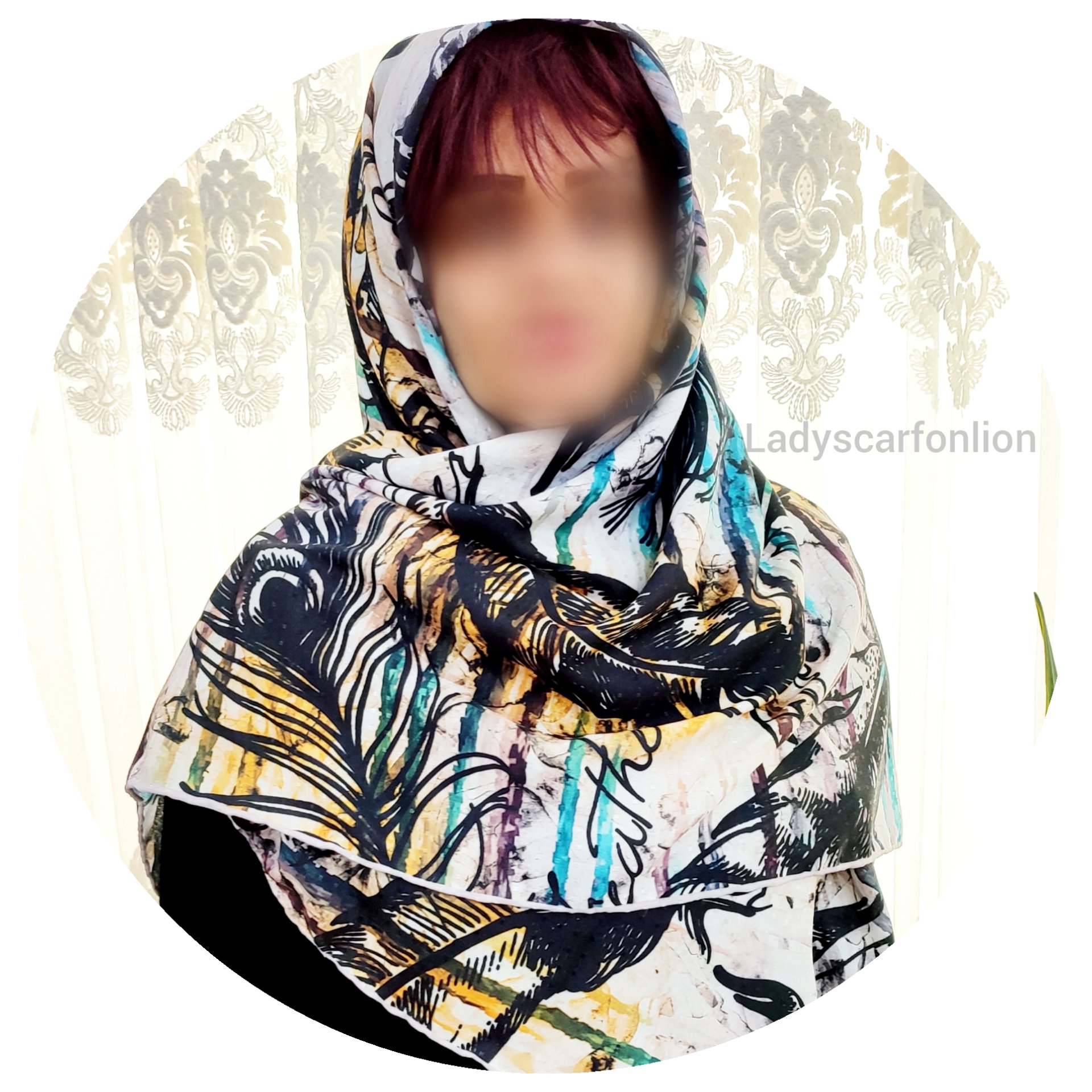 روسری حریر شیک