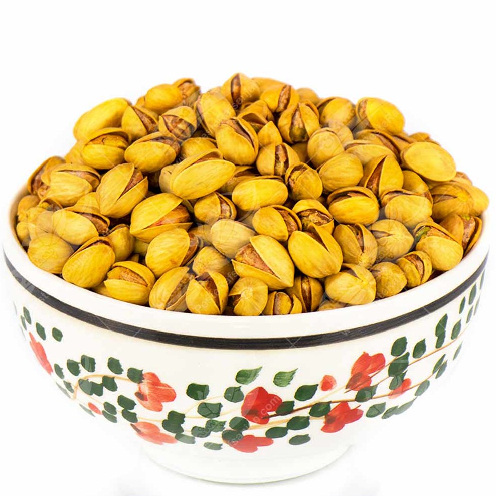 پسته فندقی شور شده زعفرانی (یک کیلویی)
