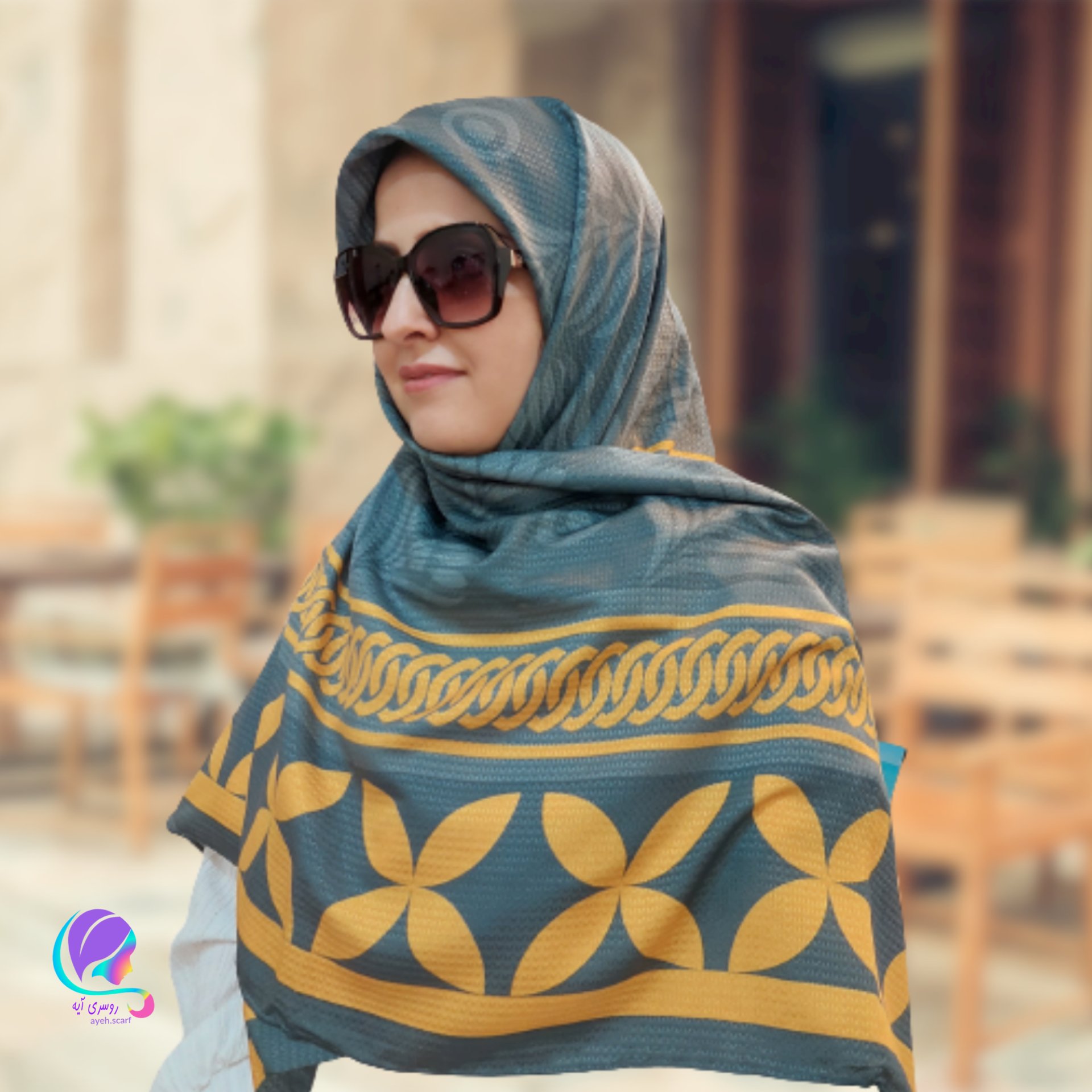 روسری نخی زیبا