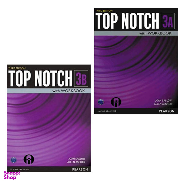 کتاب Top Notch 3 اثر Joan Saslow And Allen Ascher انتشارات الوند پویان 2 جلدی