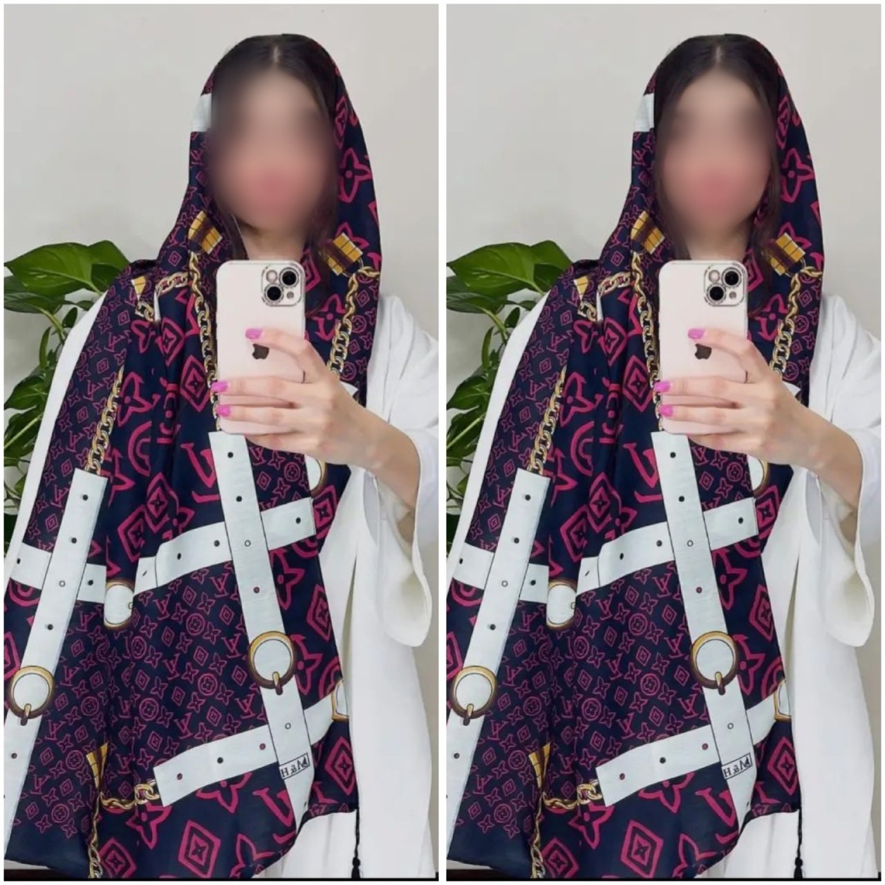 شال مدل ترانه جنس تمام نخ اندازه 200 در65 سانت
