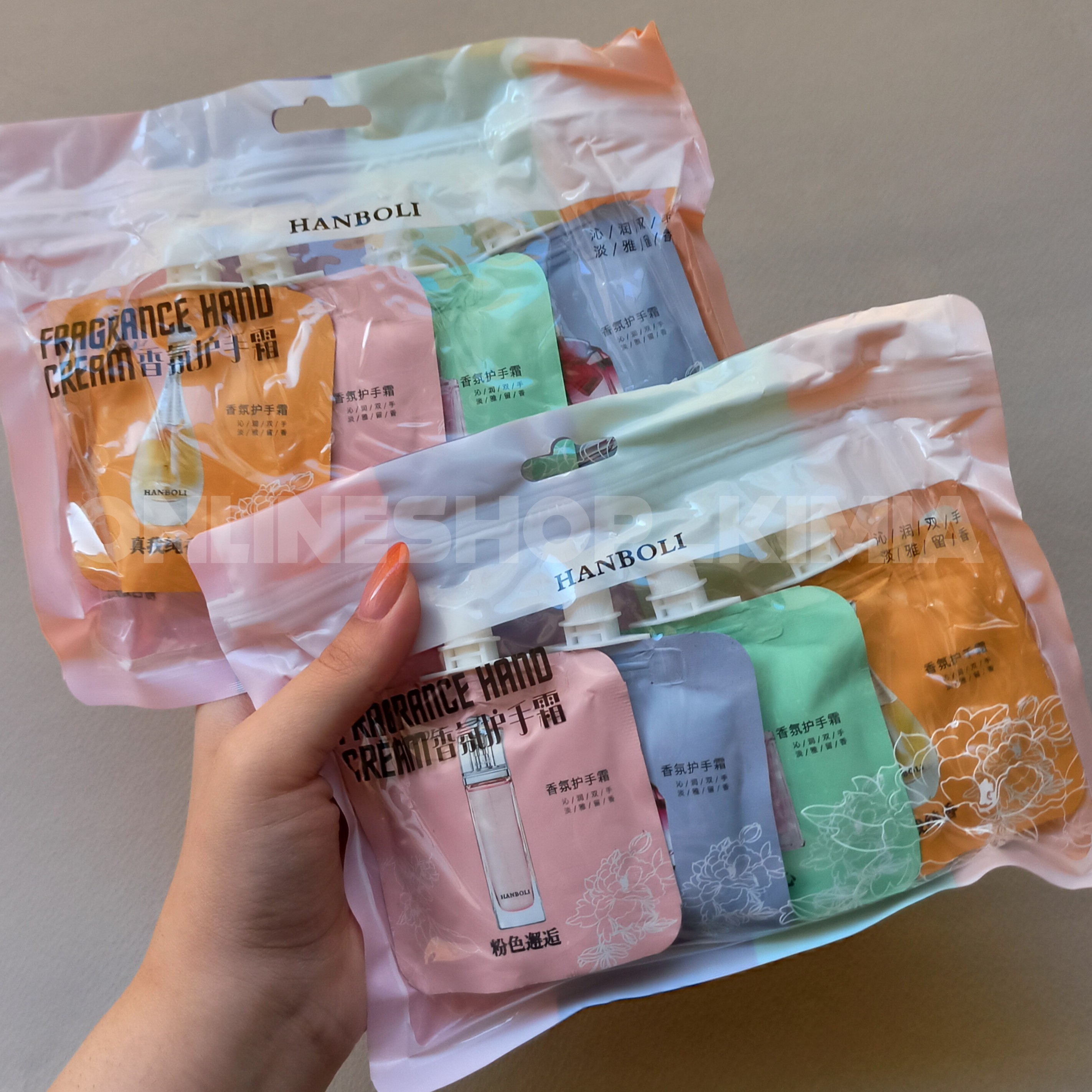 پک4عددیی کرم دست ابرسان بارایحه های عطری