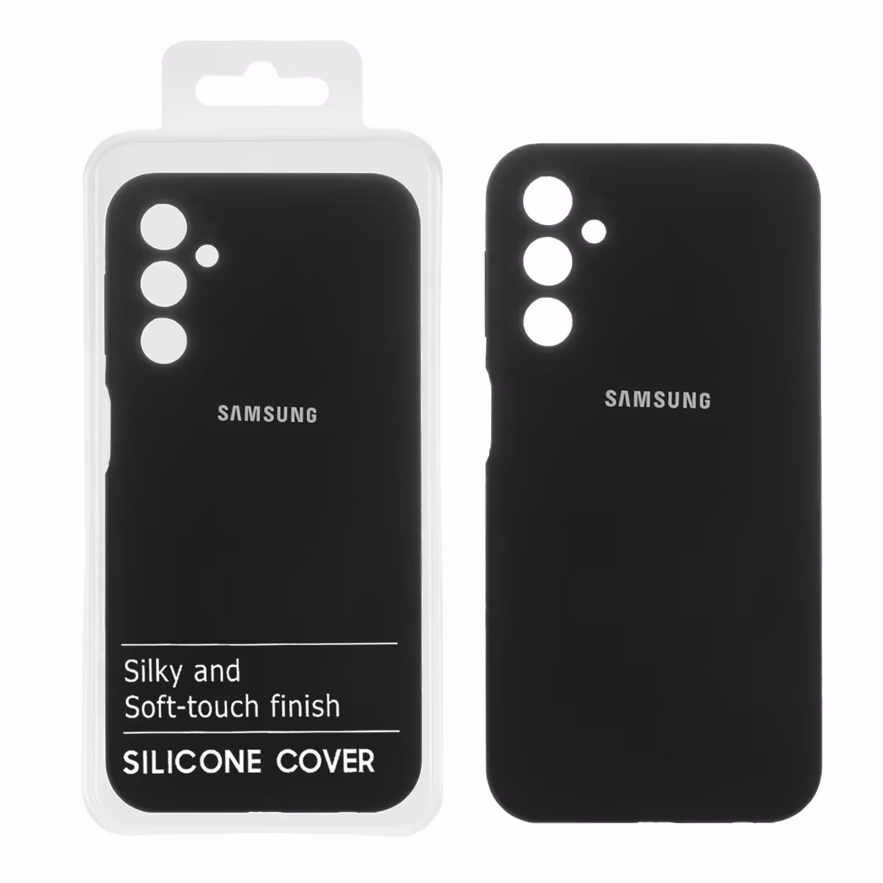 قاب-گارد موبایل سیلیکونی پاک کنی اورجینال درجه یک Samsung Galaxy A24 - مشکی (پک دار) کد3070