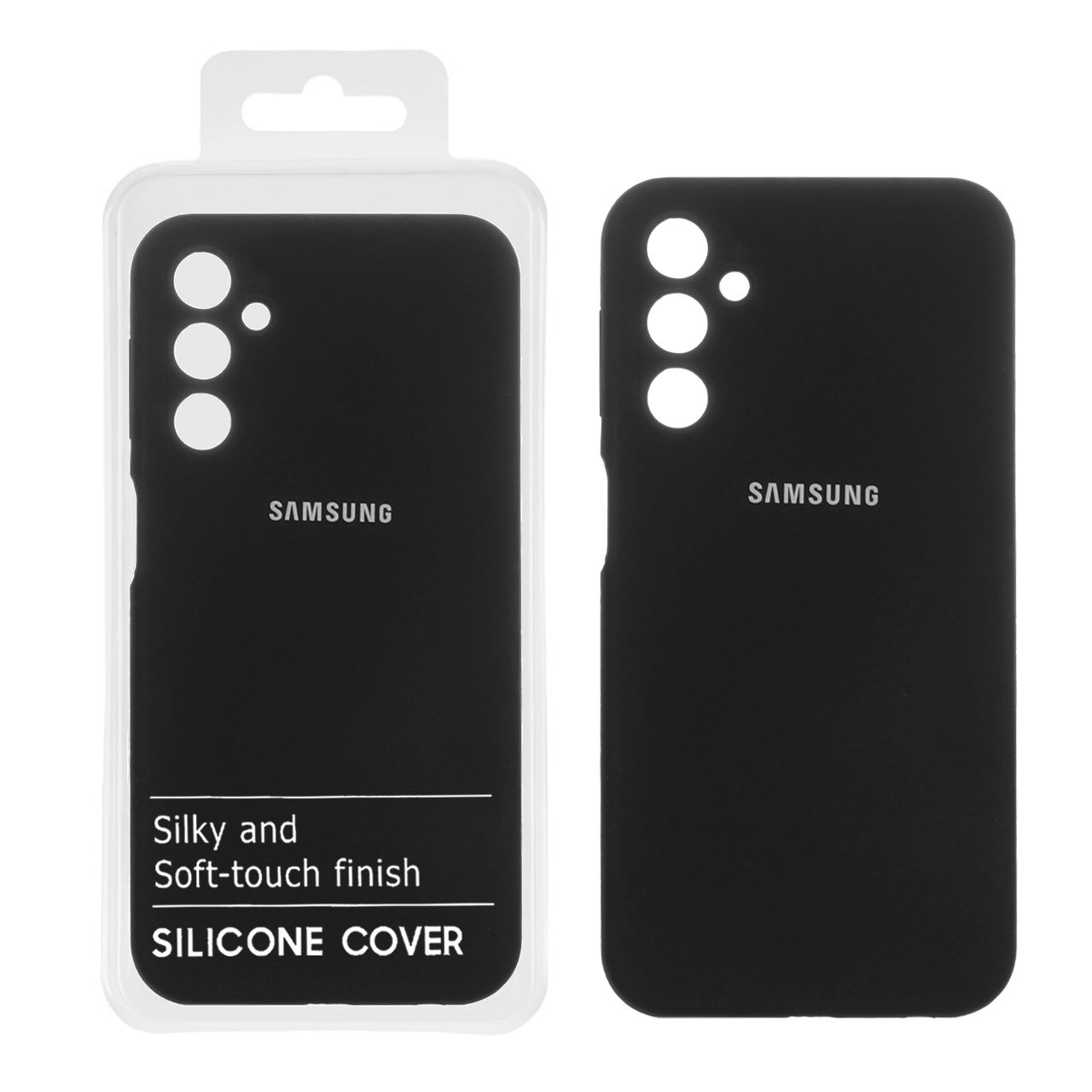 قاب-گارد موبایل سیلیکونی پاک کنی اورجینال درجه یک Samsung Galaxy A24 - مشکی (پک دار) کد3070