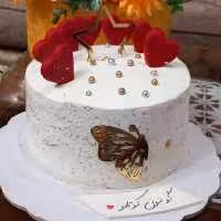 کیک قلبی ،کیک پروانه ای