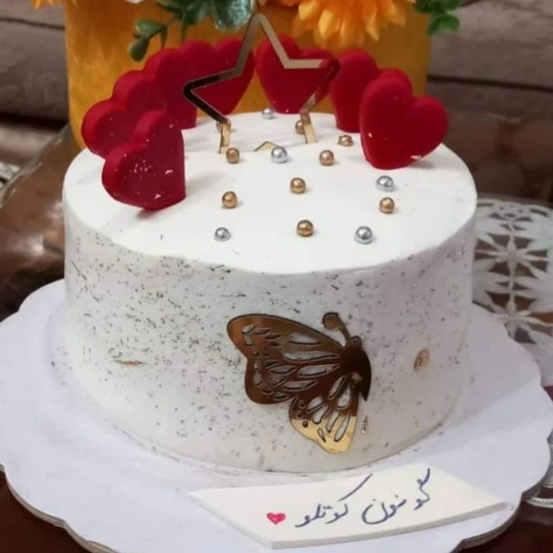 کیک قلبی ،کیک پروانه ای