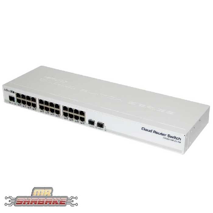 قیمت و خرید روتر سوئیچ میکروتیک CRS326-24G-2S RM | مستر شبکه