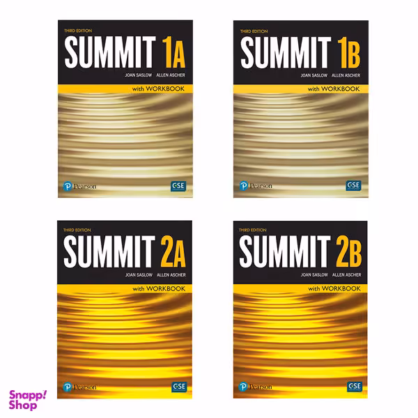 کتاب Summit 3rd اثر Joan Saslow انتشارات Pearson چهار جلدی