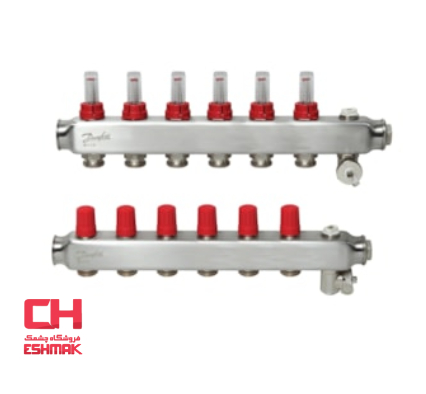 کلکتور گرمایش از کف دانفوس 6 انشعاب SSM-6F مدل 088U0756