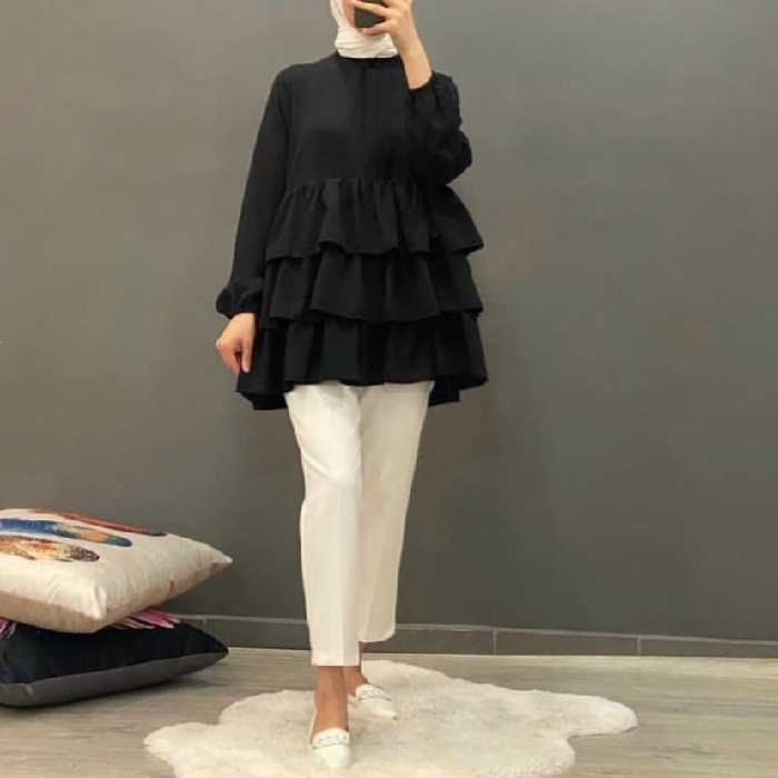 مانتو عروسکی چین دار 