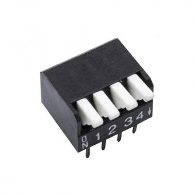 مجموعه 17 عددی دیپ سوئیچ 4 تایی پیانویی تایوانی مشکی DPL-04