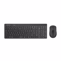 کیبورد و ماوس بی سیم ای فورتک مدل FG2300 AIR 2 Black