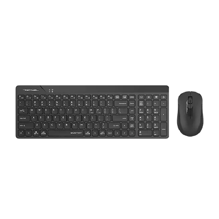 کیبورد و ماوس بی سیم ای فورتک مدل FG2300 AIR 2 Black
