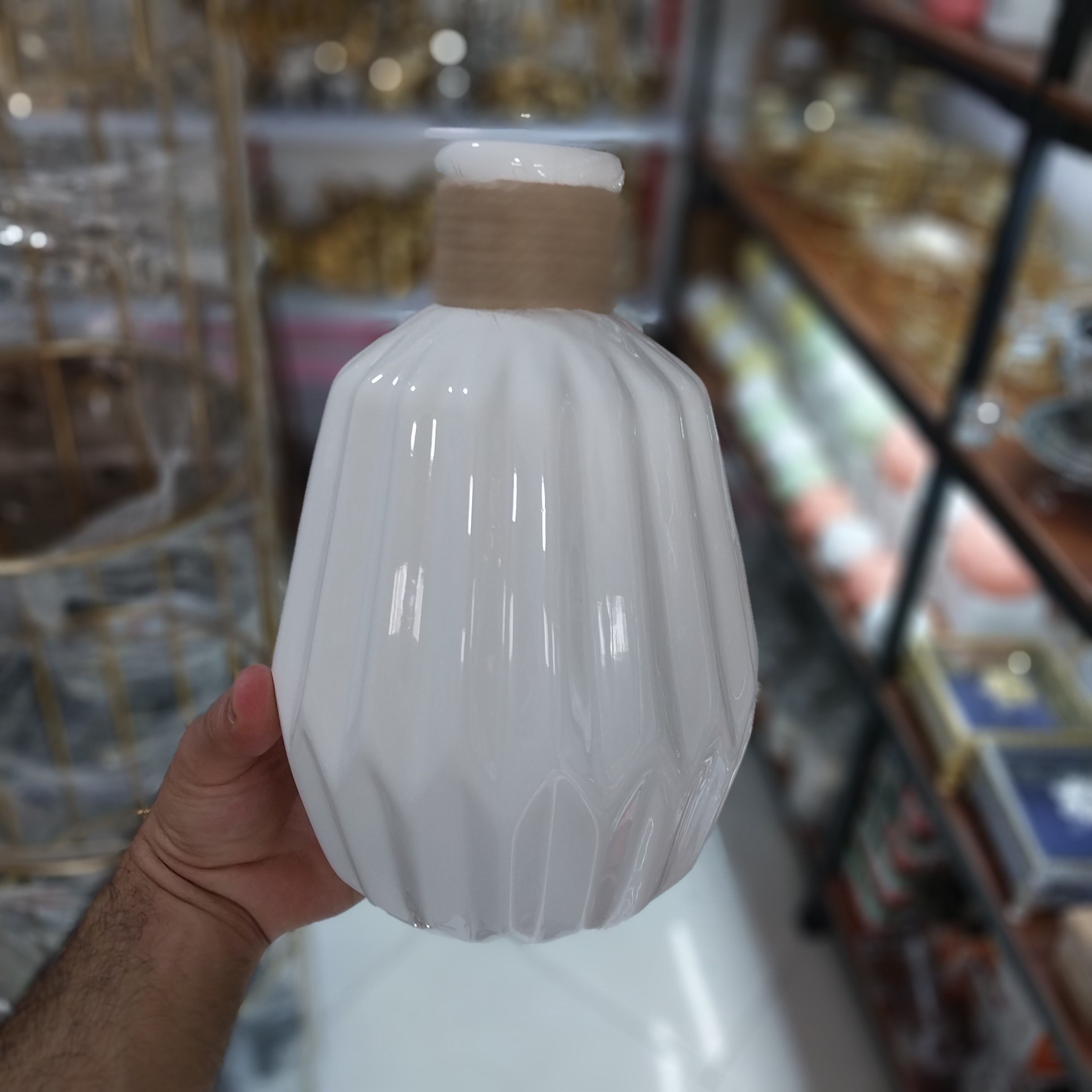 گلدان دکوری جنس سرامیک درجه 1 با بهترین لعاب