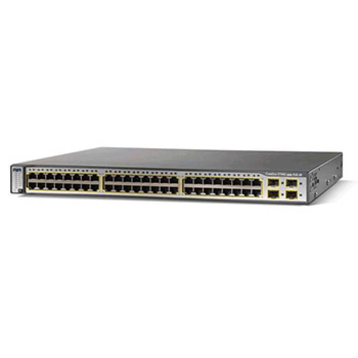 خرید سوئیچ 48 پورت POE سیسکو C3750-48PS-S - بهترین قیمت   گارانتی 12 ماهه در آی تی شبکه