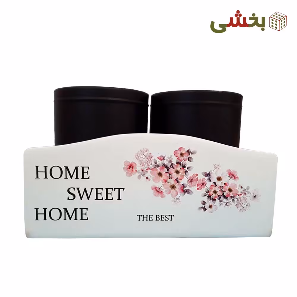 جا قاشق و چنگال 2 قلو استند دار