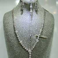 سرویس نقره ایتالیایی فلاور با روکش طلا سفید