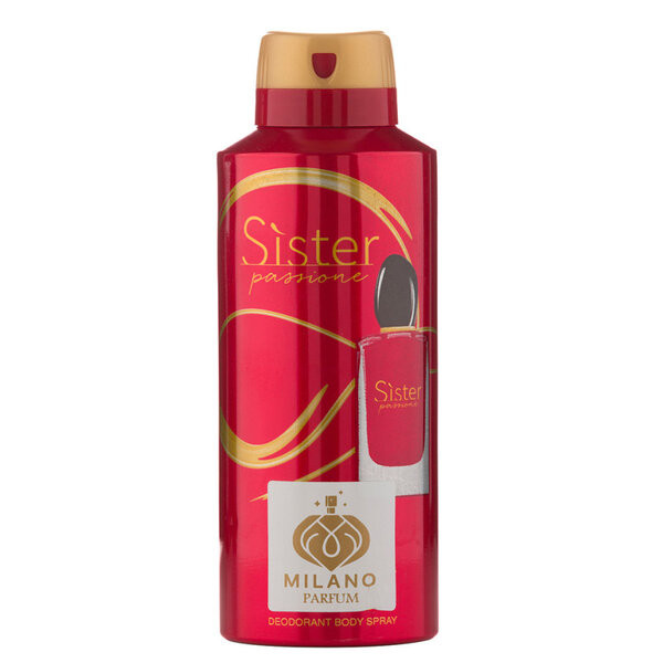 اسپری خوشبو کننده بدن زنانه میلانو مدل Sister حجم 200 میلی لیتر 