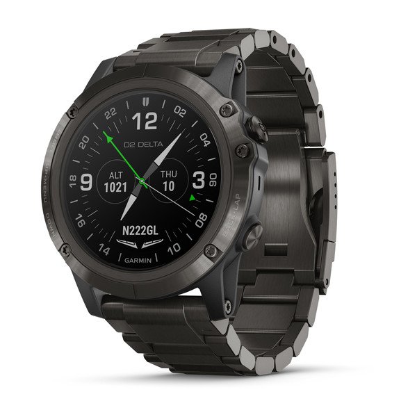 ساعت هوشمند گارمین مدل D2 Delta PX Aviator با بند تیتانیومی