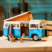 ست لگو سری کریتور اکسپرت طرح فولکس واگن کمپر تی-دو کد 10279
Lego Creator Expert Volkswagen T2 Camper Van 10279