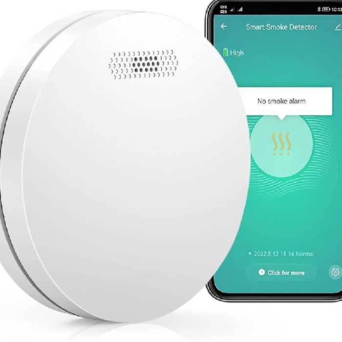 دتکتور دود و حرارت هوشمند وای فای سفارش آلمان