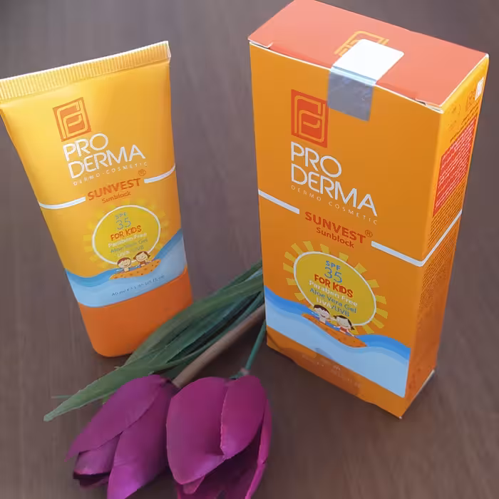 کرم ضد افتاب کودکان پرودرما با spf35