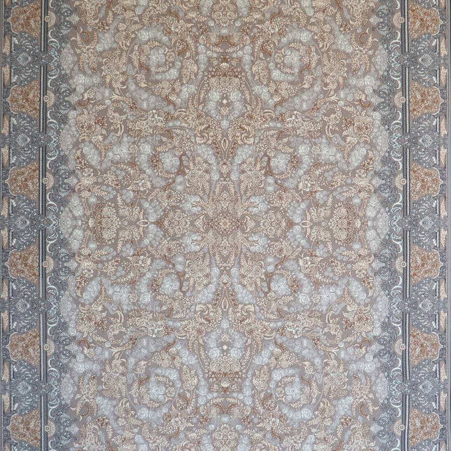 فرش  اکرلیک  9 متری 700 شانه طرح آترین رنگ فیلی کد N281