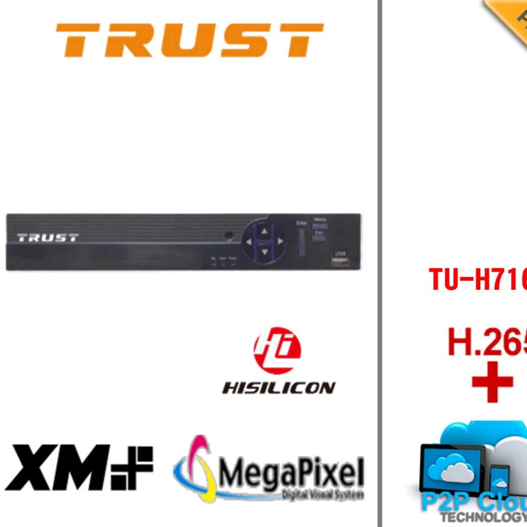 دستگاه دی وی آر دوربین4 کانال تراست 4کاره