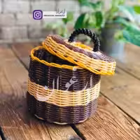 سبد نظم دهنده  دستبافت ارغوان مدل ونوس