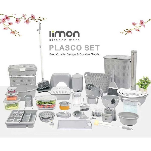 سرویس پلاسکو آشپزخانه 30 پارچه لیمون