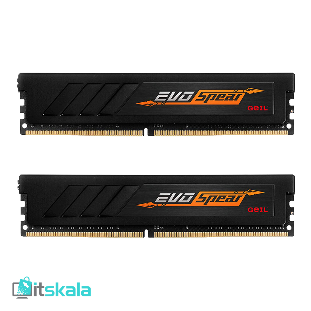 قیمت و خرید رم دسکتاپ ژل مدل EVO Spear DDR4 16GB(8GBx2) 3200MHz | ITSKALA