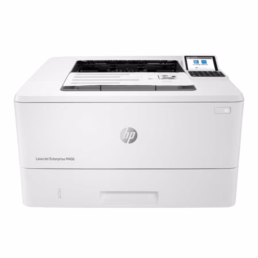 قیمت و خرید پرینتر سیاه و سفید تک کاره لیزری اچ پی مدل LaserJet Enterprise M406dn | یاس ارتباط