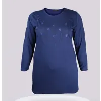تونیک زنانه مجلسی جودون مودال گلدوزی شکوفه 5XL ارسال رایگان