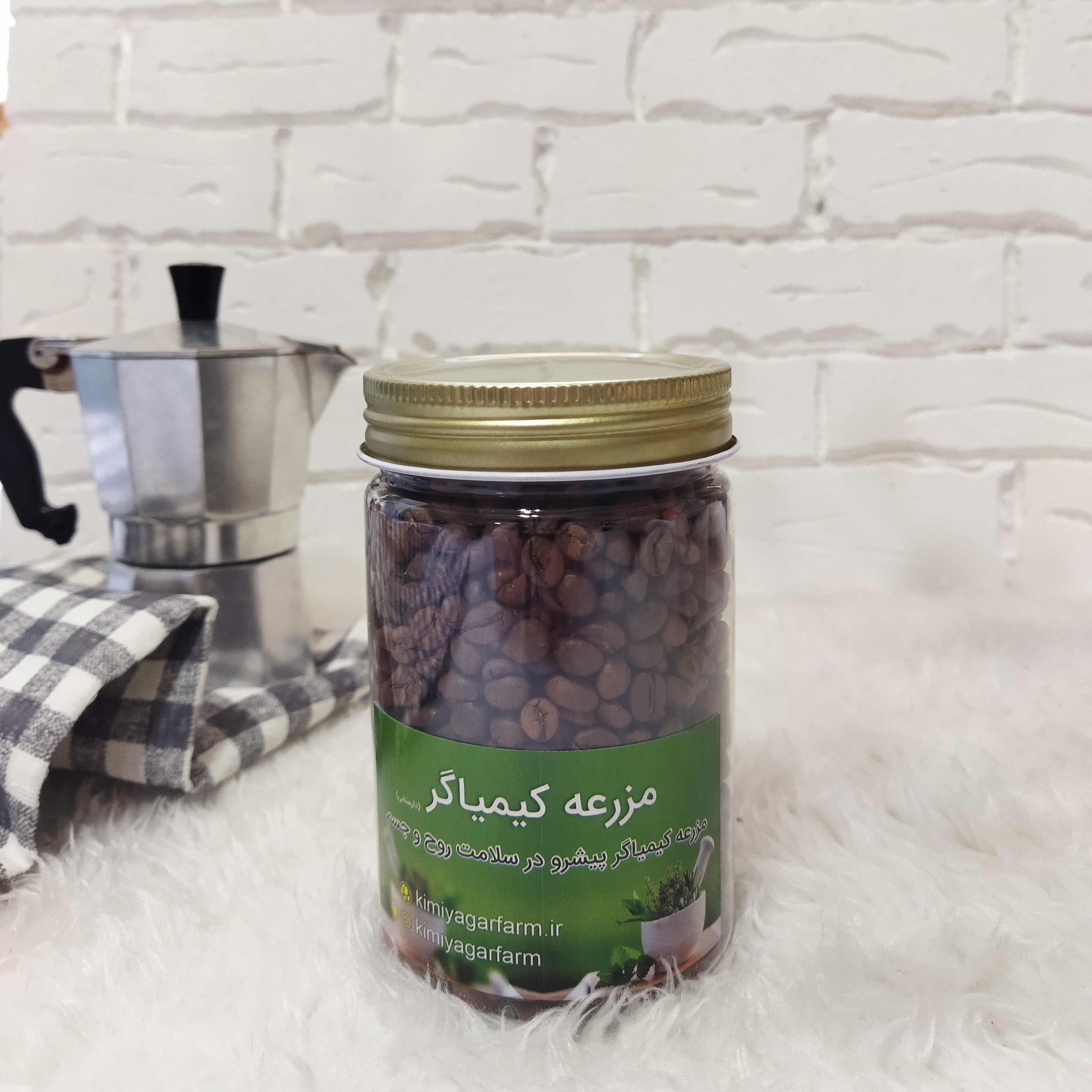 قهوه میکس 70در30درجه یک300گرمی ظرف پلاستیکی 