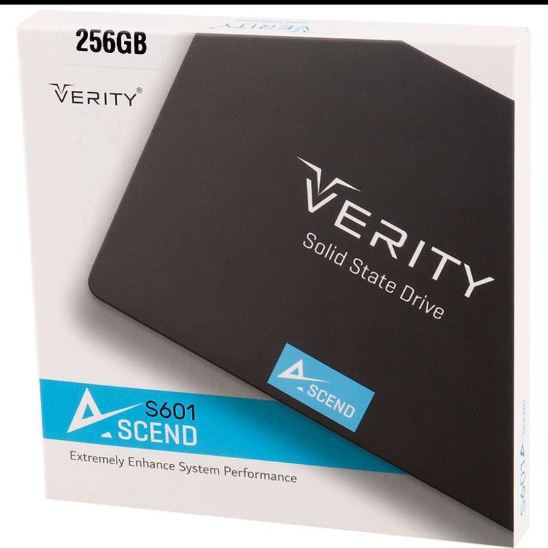 هارد 256 گیگSSD  وریتی با2سال گارانتی تعویض 