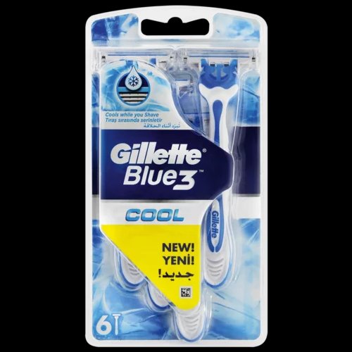 خودتراش ژیلت مدل blue3 cool بسته 6 عددی
