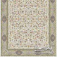فرش پاتریس 1200شانه گل برجسته طرح افشان سلطنتی کرم 12متری